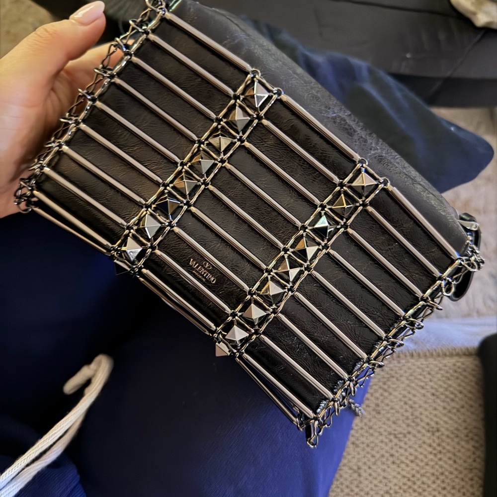 Valentino Garavani Leather Clutch Bag